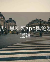 独家深扒：黑料网app舆论漩涡热度逻辑